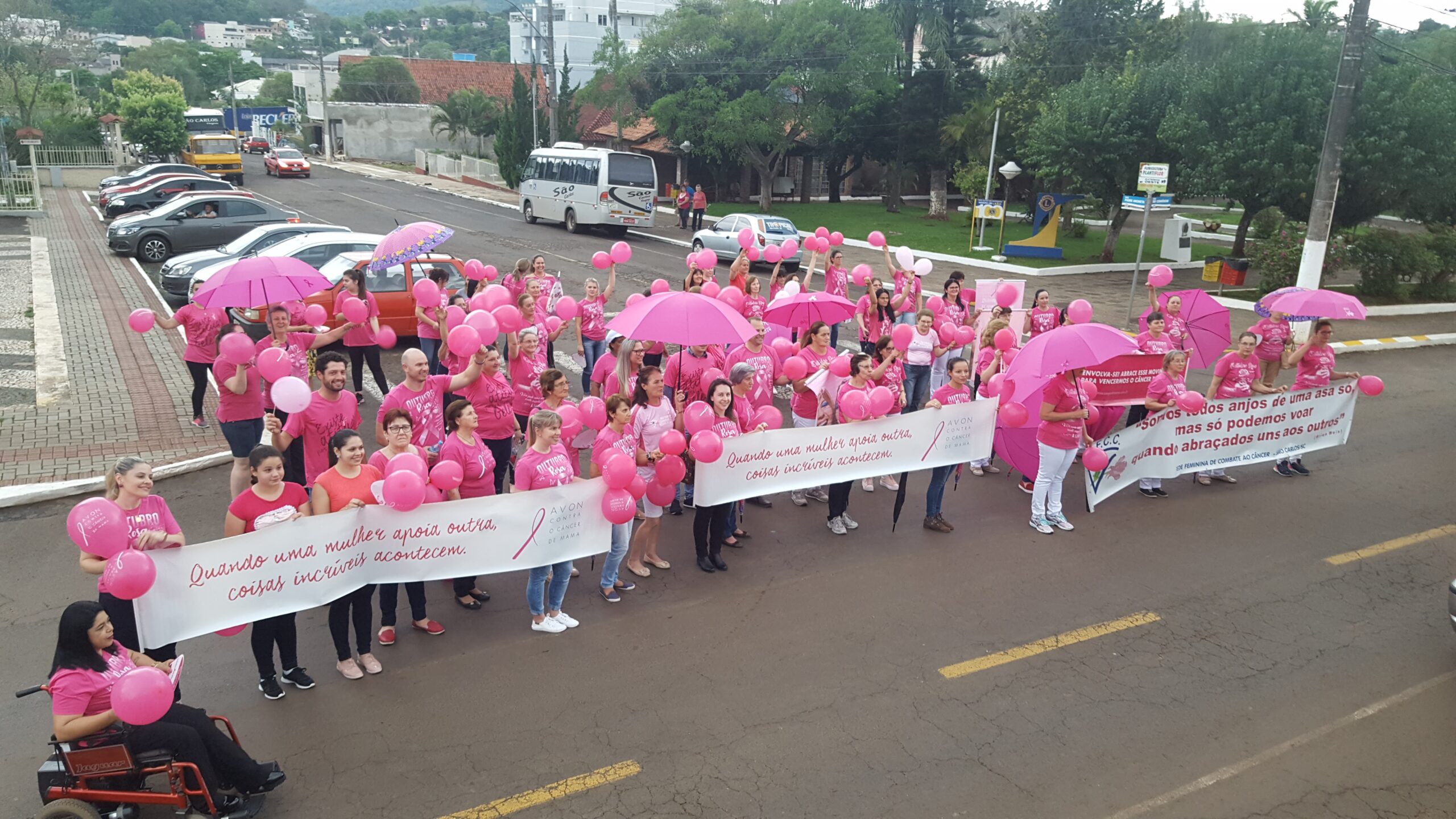 Leia mais sobre o artigo Prefeito e Vice participam de caminhada da rede feminina de São Carlos
