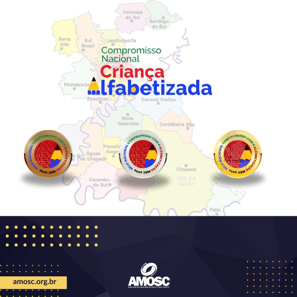 AMOSC comemora as conquistas dos municípios na Alfabetização com Selo Ouro